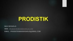 Sertifikat prodistik