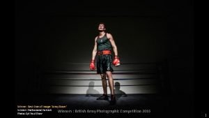 Winner Best Overall ImageArmy Boxer Winner Professional Portrait