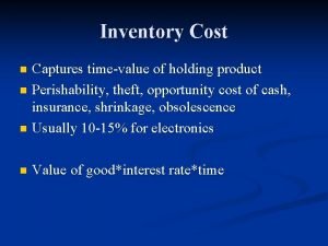 Inventory pooling