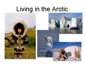 Living in the Arctic On a cold snowy