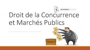 Droit de la Concurrence et Marchs Publics I