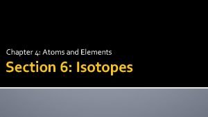 Isotopic notation