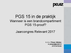 Pgs 15 opslagvoorziening