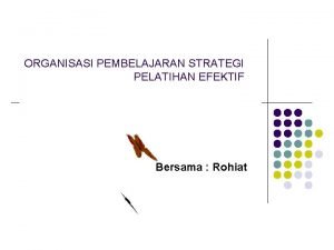 Organisasi pembelajaran