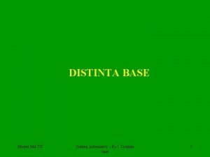 Distinta base di produzione