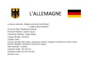 Allemagne devise nationale