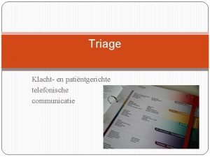 Ingangsklacht betekenis Ingangsklacht betekenis