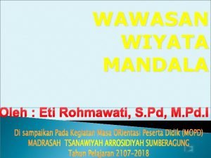 Sebutkan 10 k dalam kawasan wiyata mandala