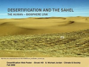 Desertification cause