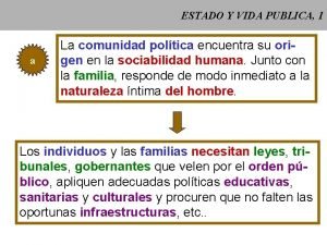 Estructura política ejemplos