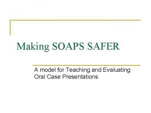 Soaps model