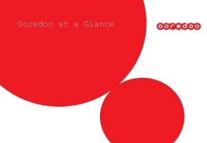 Ooredoo slogan