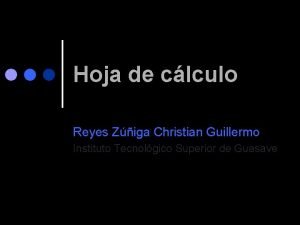 Hoja de clculo Reyes Ziga Christian Guillermo Instituto