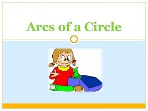 Arcs of a Circle Arc Consists of two