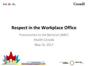 Presentation on respect in the workplace