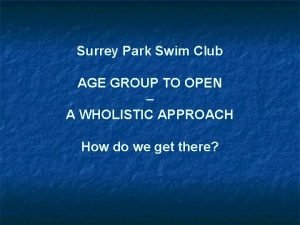 Surrey park swim club