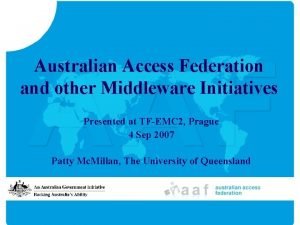 Middleware in local government