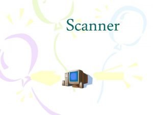 Aufbau eines scanners