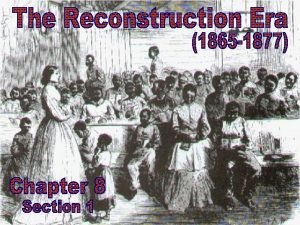 How did the Radical Republicans plans for Reconstruction