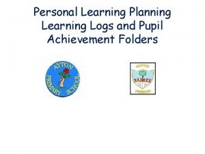 Personal learning log