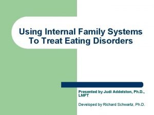 Internal family systems Internal family systems
