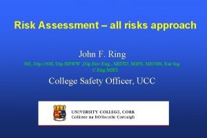 Raafat risk analysis model