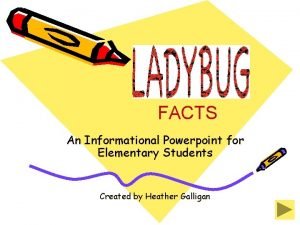 FACTS An Informational Powerpoint for Elementary Students Created
