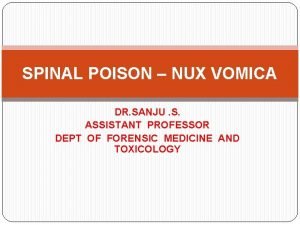 Spinal poison