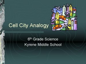 Cell city analogy