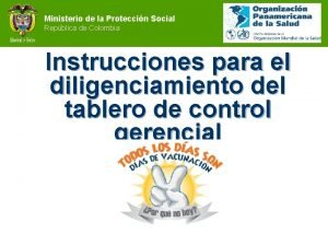 Ministerio de la Proteccin Social Repblica de Colombia