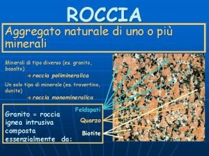Rocce ignee