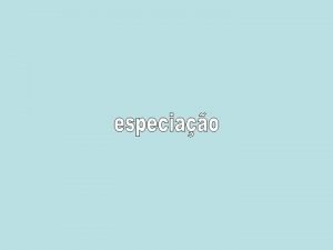 Especiao