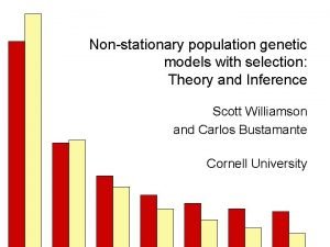 Nonstationary population genetic models with selection Theory and