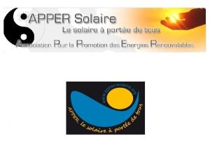 Lnergie solaire thermique Une nergie dont le cot