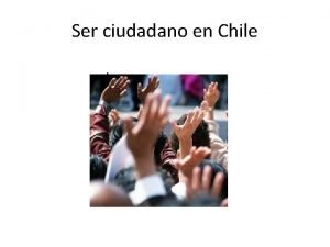 Derechos del ciudadano chileno