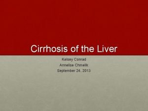 Pes statement for liver cirrhosis