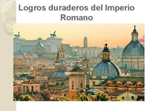 Logros duraderos del Imperio Romano Sistema de Leyes