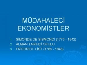 MDAHALEC EKONOMSTLER SMONDE DE SSMOND 1773 1842 2