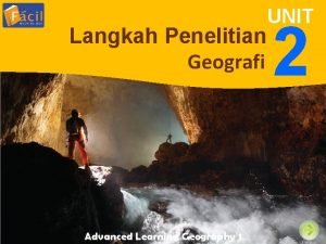 Langkah penelitian geografi