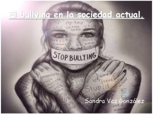 Bullying en la sociedad