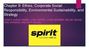Spirit airlines corporate social responsibility