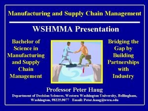 Wwu supply chain management