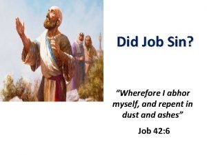 Job's sin
