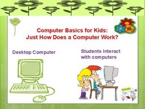 Computer basics for kids