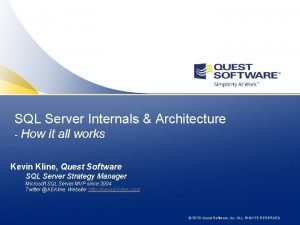 Sql server internals and architecture