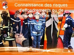 Connaissance des risques deffondrements ou de mouvements de