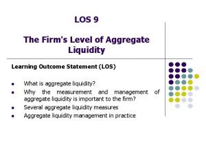 Liquidity aggregate