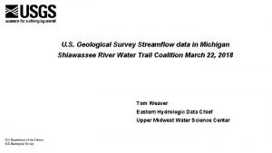 Michigan streamflow data