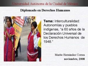 Universidad Autnoma de la Ciudad de Mxico Diplomado