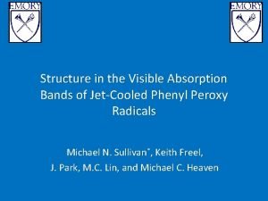 Structure in the Visible Absorption Bands of JetCooled